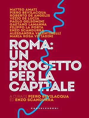 cover image of Roma, un progetto per la capitale